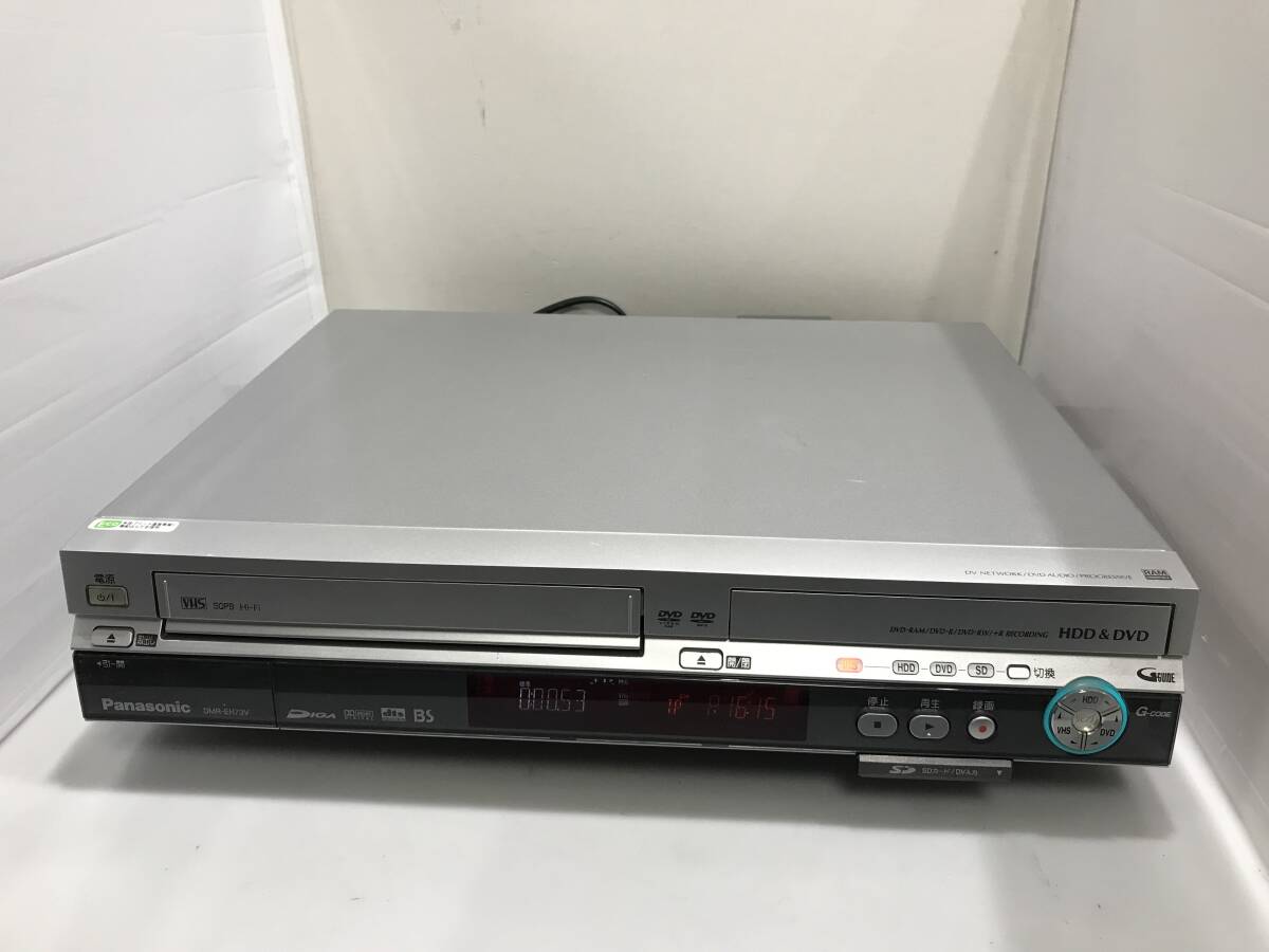 パナソニック DVD/VHS/HDDレコーダー DMR-EH73V 中古品R638