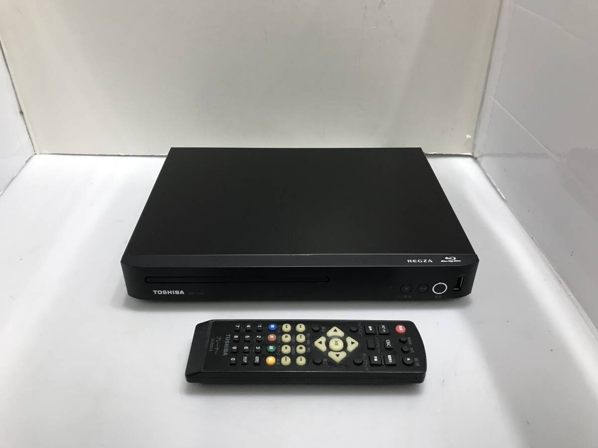 東芝 REGZA ブルーレイディスクプレイヤー DBP-S500 純正リモコン付　2022年製 中古品R694