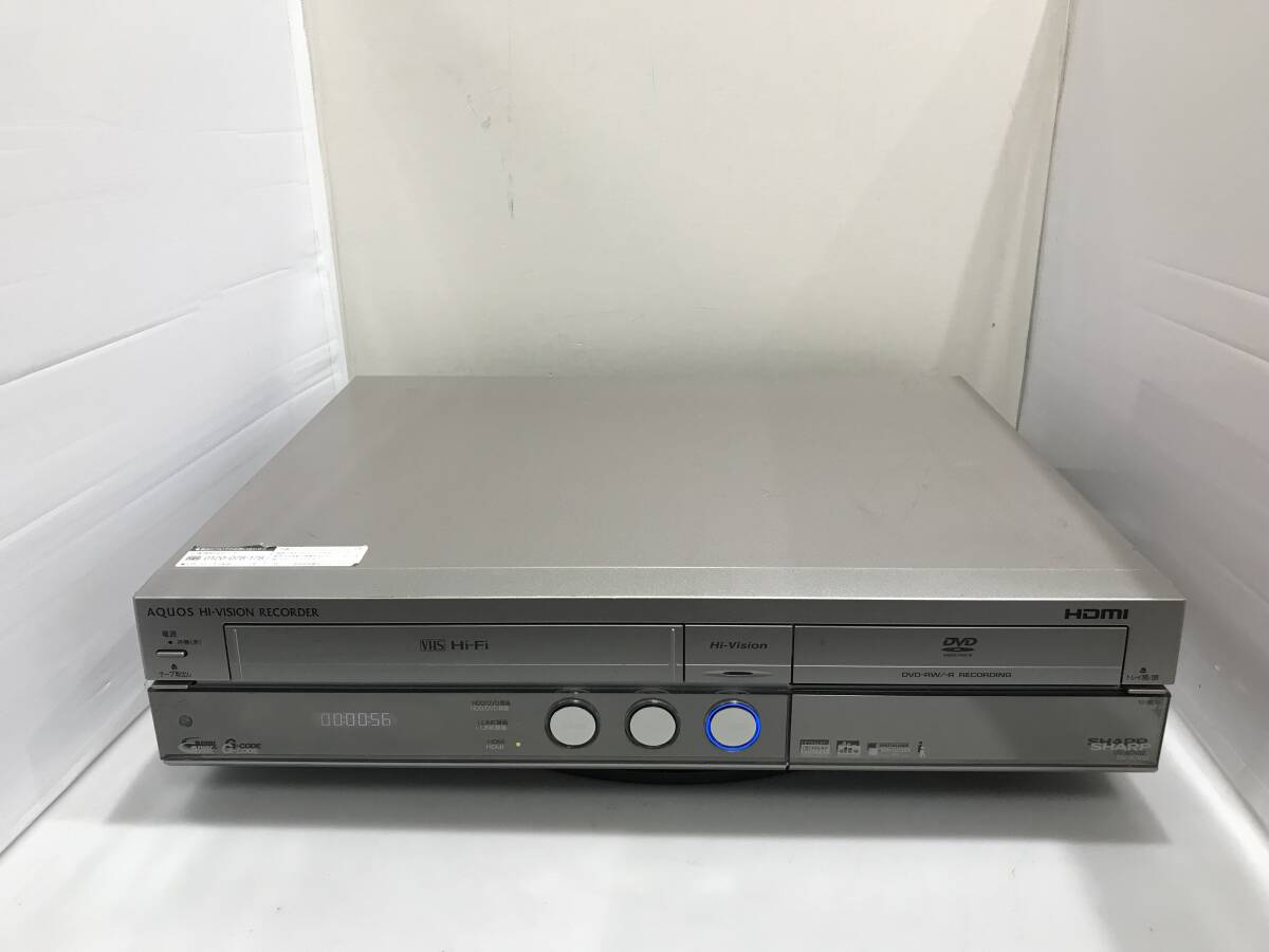 SHARP/シャープ VHS一体型レコーダー DV-ACV32 中古品R703