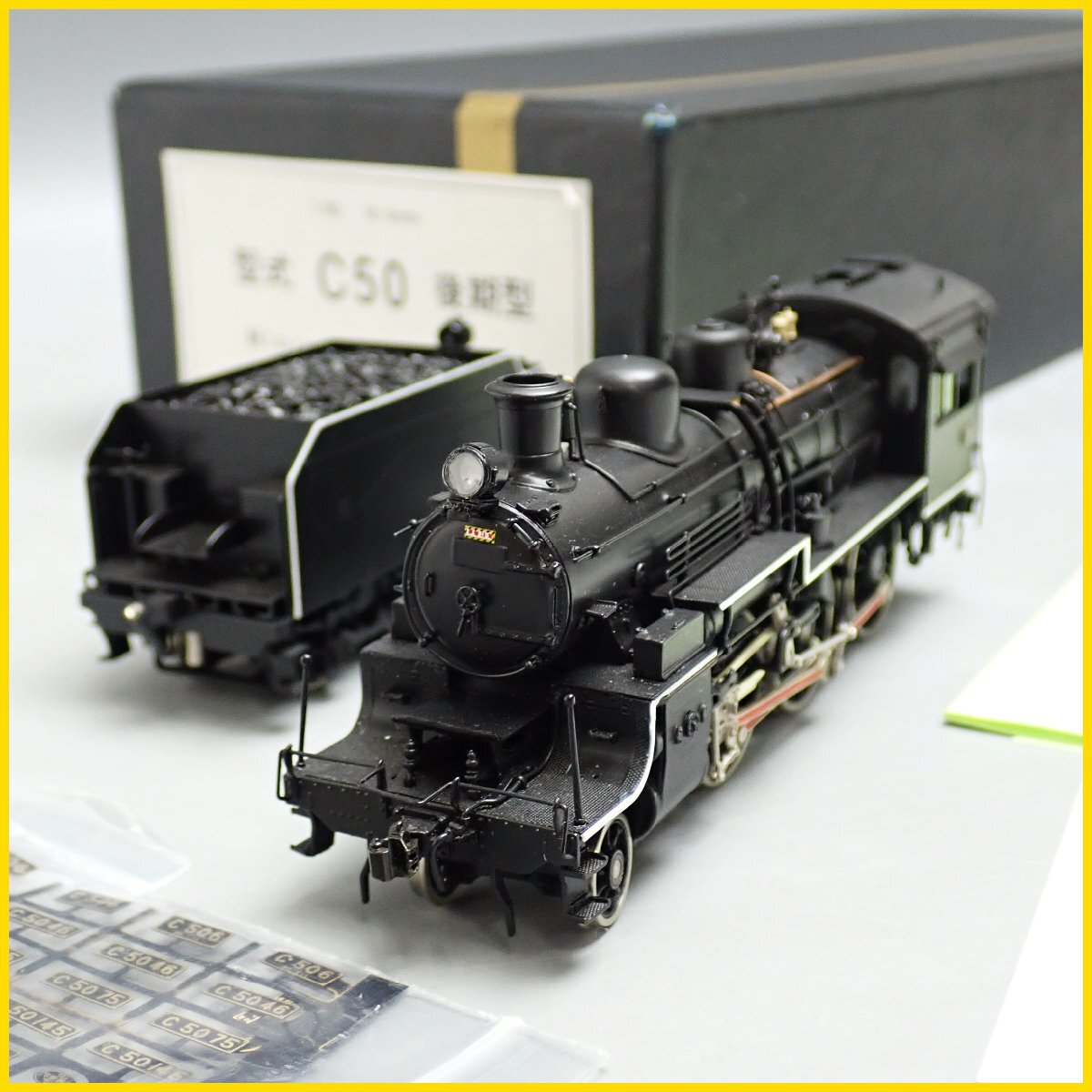 □美品 マイクロキャスト水野 HOゲージ C50 後期型 蒸気機関車/付属品完備/鉄道模型&2184300015