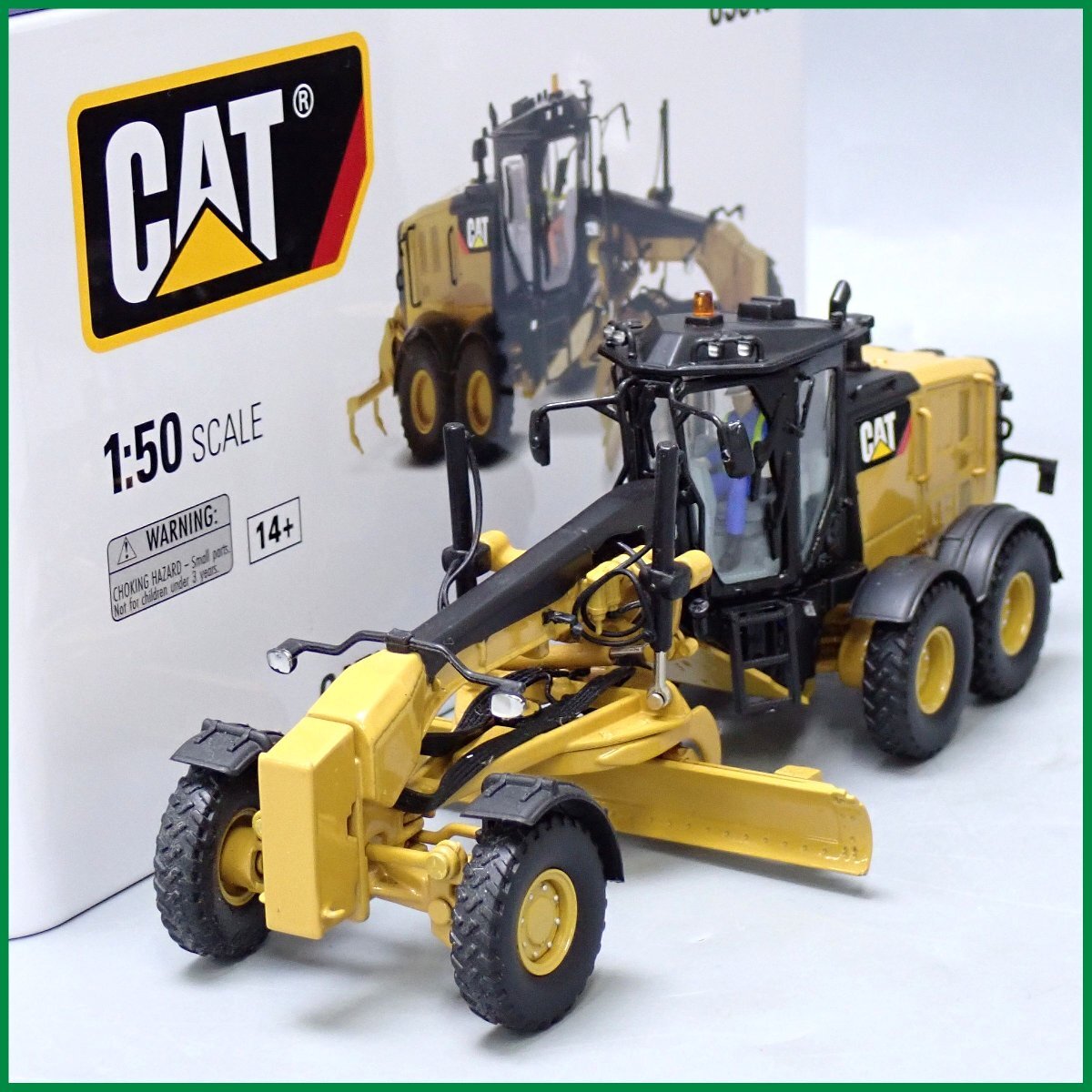 ★Diecast Masters/ダイキャストマスター 1/50ミニカー CAT 12M3 モーターグレーダー 85519/作業車/外箱付き&2100500105