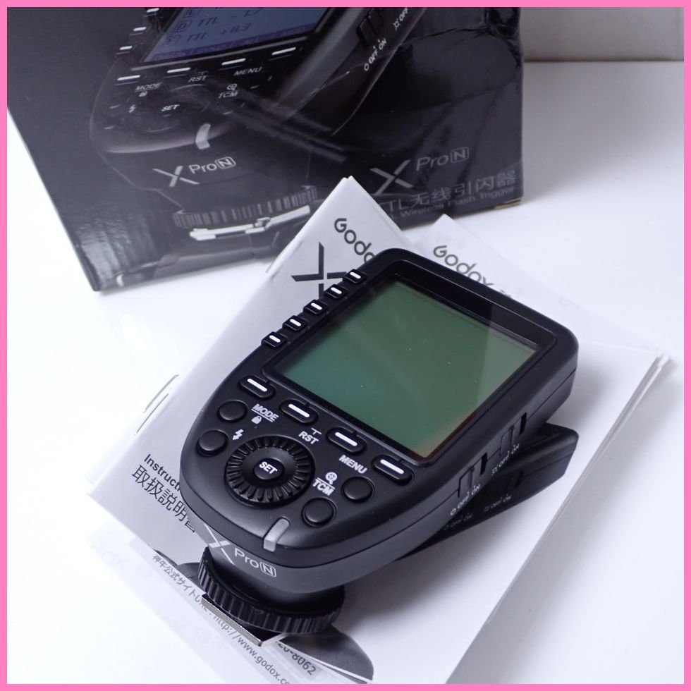 ★未使用 GODOX/ゴドックス Xpro-N ニコン用 TTL ワイヤレスフラッシュトリガー/付属品あり/送信機/ストロボアクセサリー&1551200394