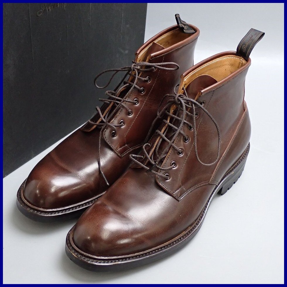 ★試着のみ ROLLING DUB TRIO/ローリングダブトリオ レースアップブーツ 8/メンズ26cm相当/ダークブラウン/レザー/外箱付き&1624800059