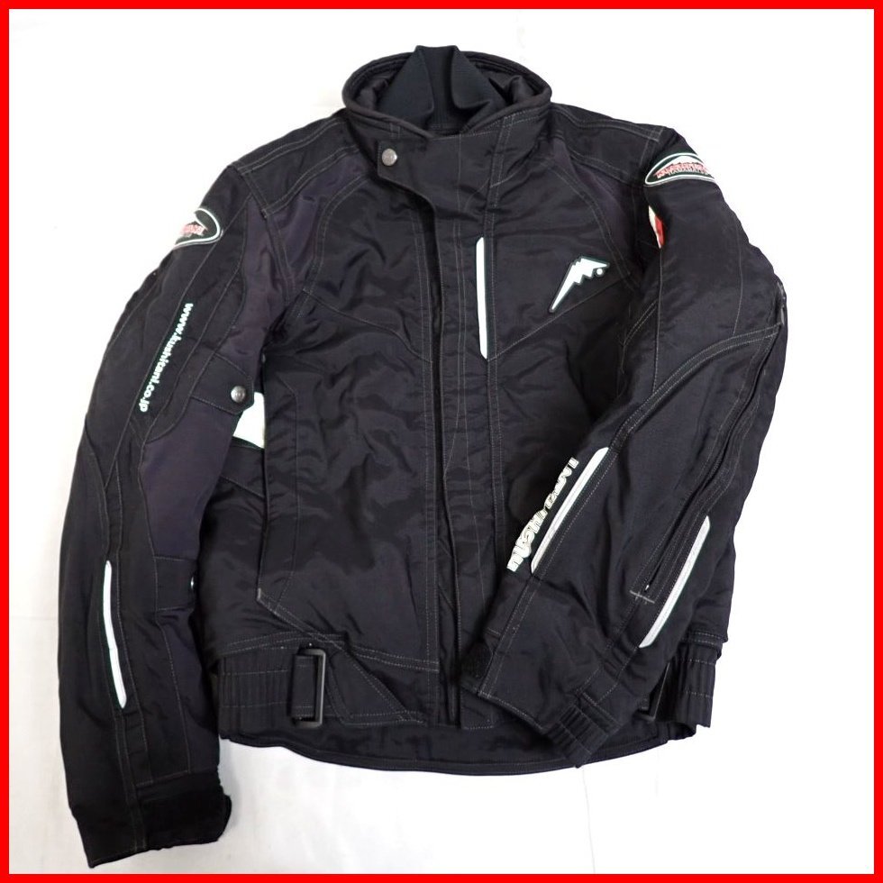 ★KUSHITANI/クシタニ K-2606 パドックジャケット メンズM/ブラック/ナイロン/バイクウェア&2145900574