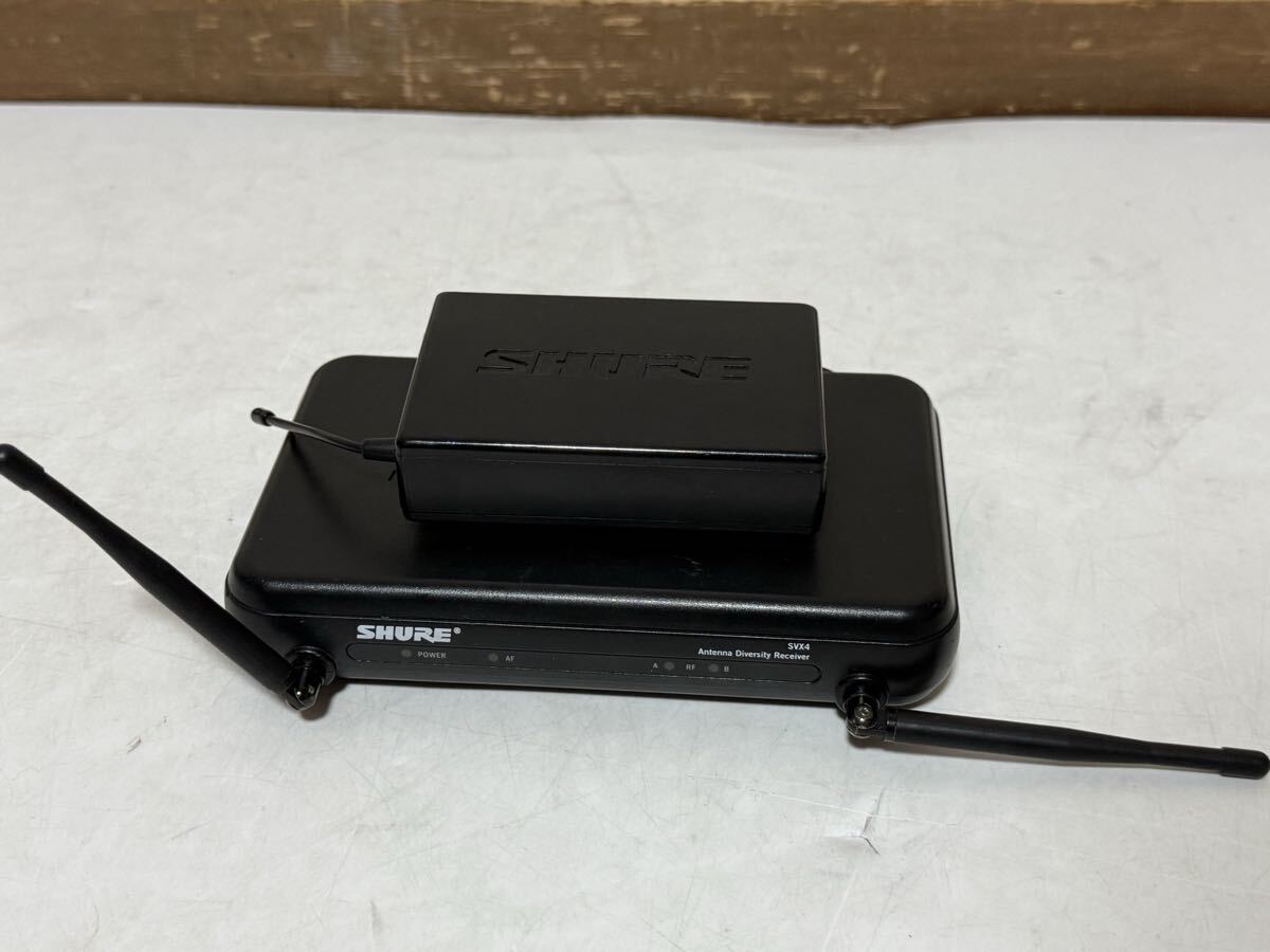 ジャンク品 shure svx1 svx4 01 シュア ワイヤレスセット 01