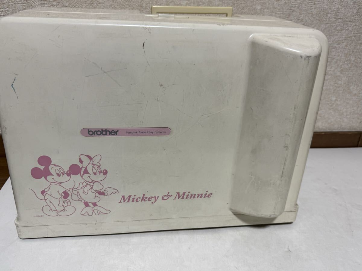 ジャンク品 brother ブラザー EM104 D-8800 コンピューターミシン ディズニーキャラクター内蔵
