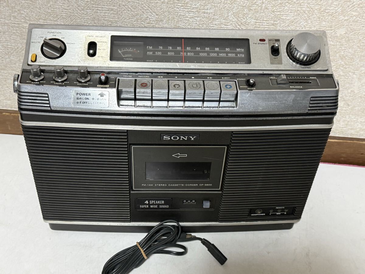 訳あり品 cf-3800 ソニー ラジカセ