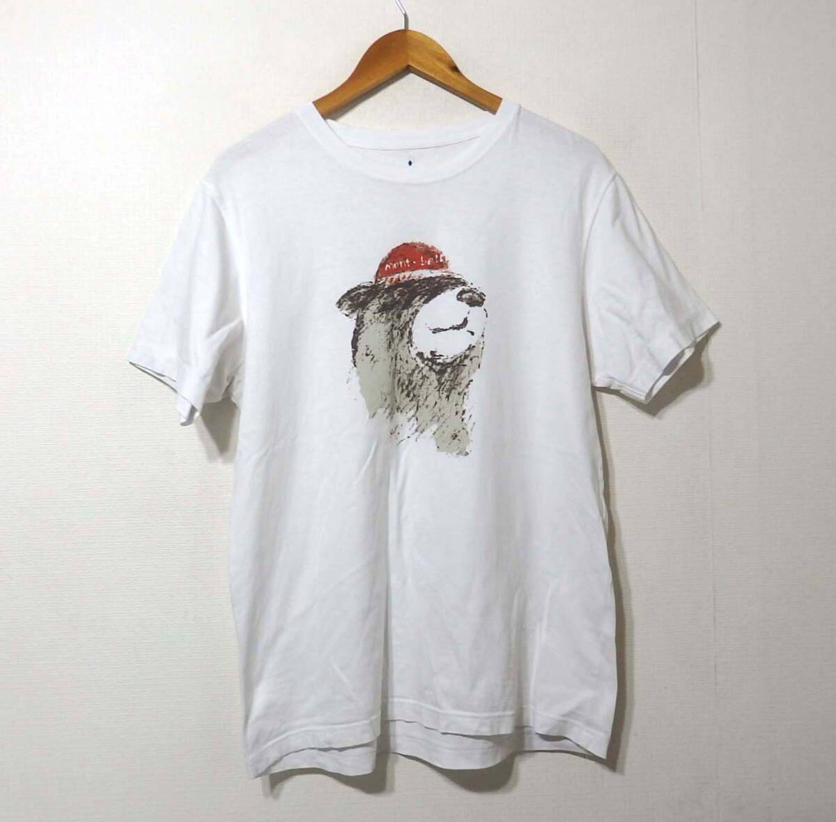 【送料無料】モンベルTシャツ　クマ/Mサイズ　コットン素材　mont bell 熊
