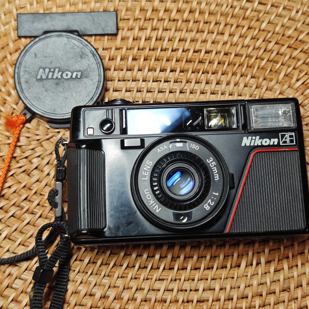 完動美品　Nikon L35AF ISO1000 ピカイチ 　コンパクトフィルムカメラ　1円スタート #126