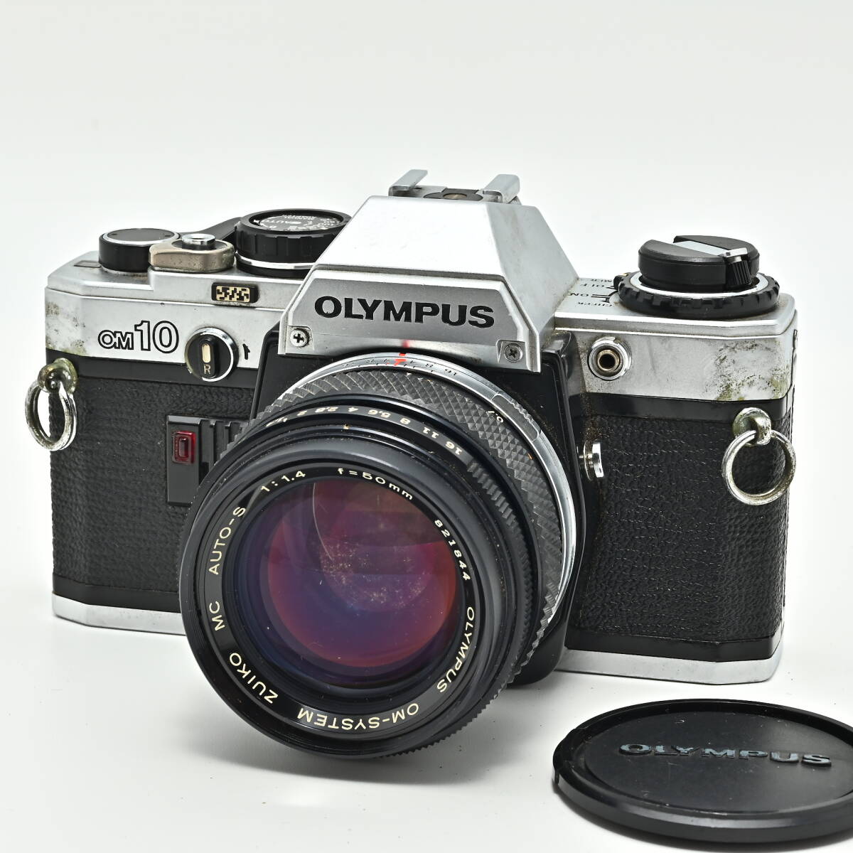 1M-593 OLYMPUS オリンパス OM10 + OM-SYSTEM ZUIKO MC AUTO-S 50mm f/1.4 フィルムカメラ マニュアルフォーカス 一眼レフ 単焦点