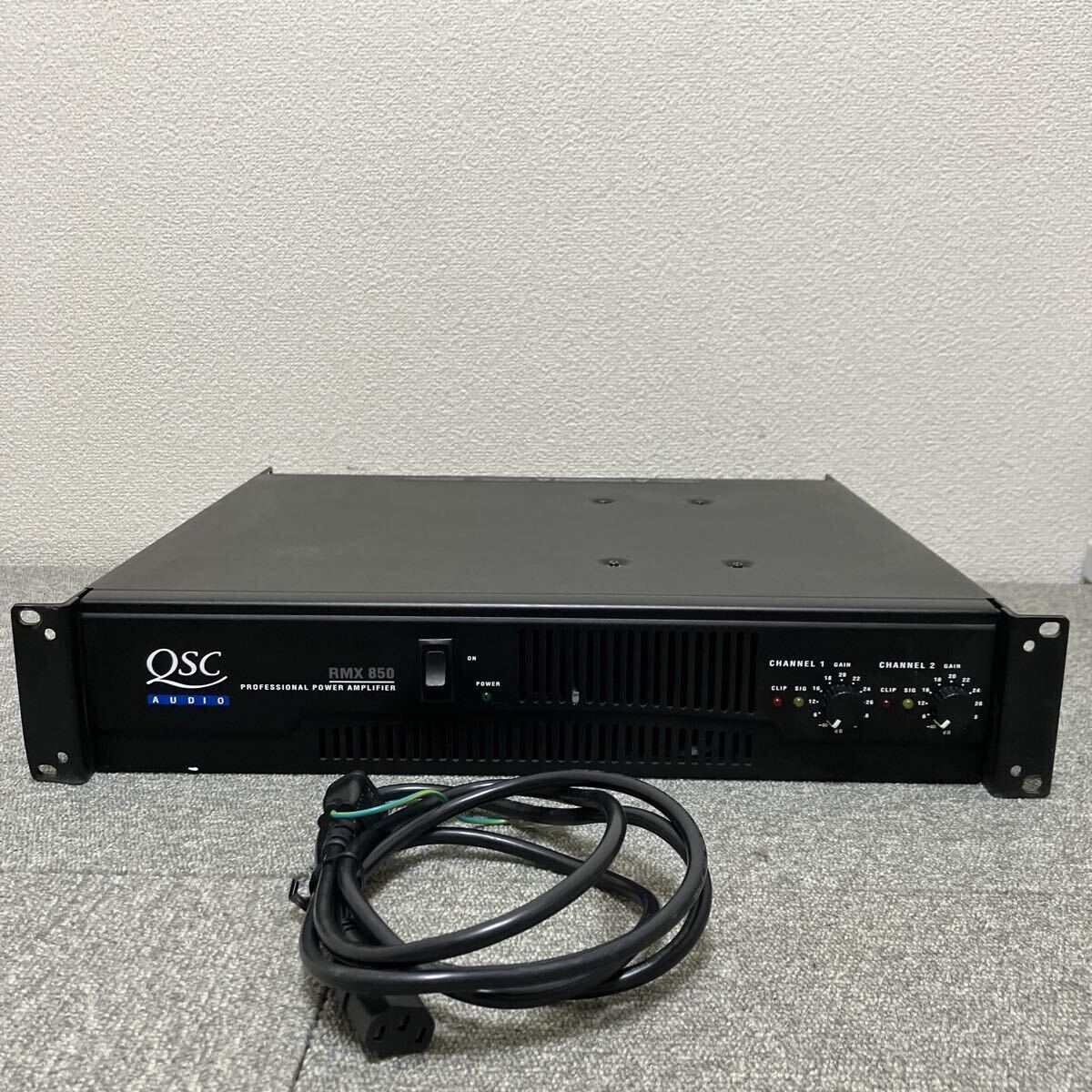 QSC RMX 850 PROFESSIONAL POWER AMPLIFIER ＊動作確認済み　K-129-3