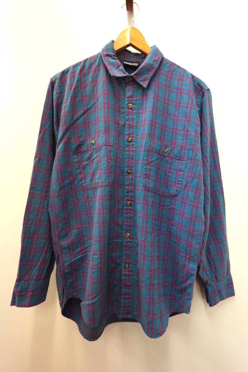 37W パタゴニア patagonia 90年代 長袖ネルシャツ チェックシャツ ポルトガル製【S】ビンテージUSA古着