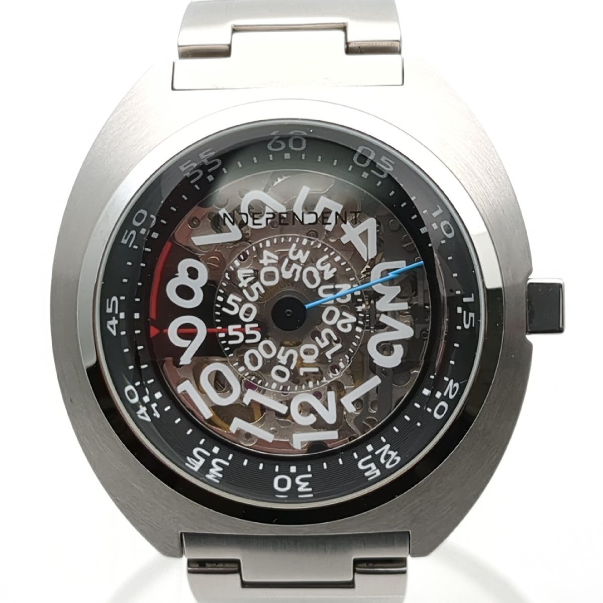 【美品】 CITIZEN シチズン 8224-S107652 インディペンデント スケルトン 希少 腕時計 自動巻き メンズ 動作品 中古