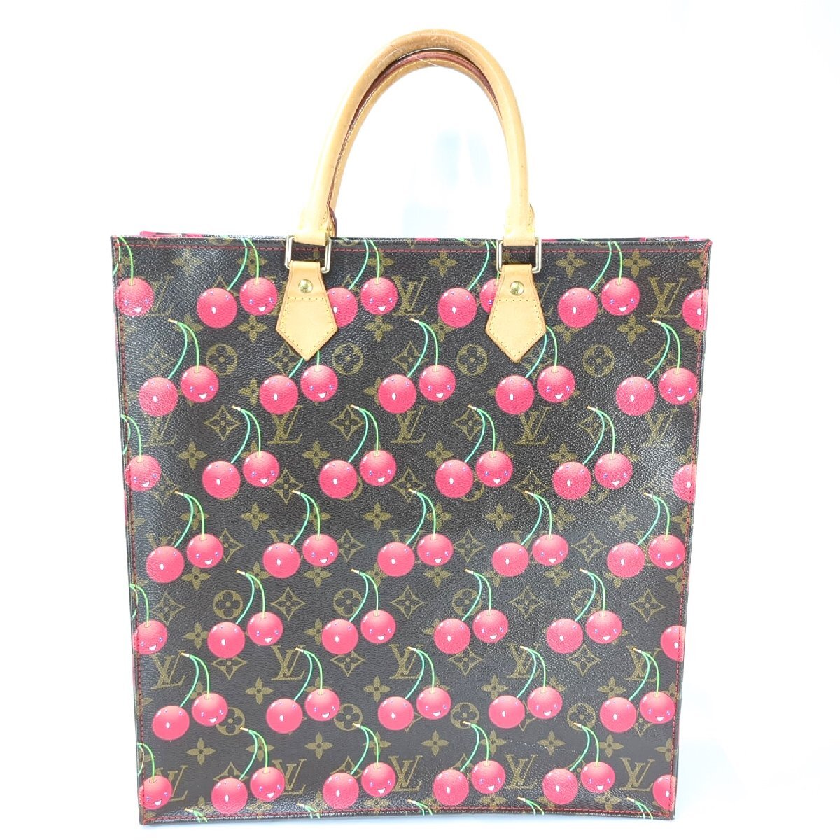 LOUIS VUITTON ルイ・ヴィトン サックプラ モノグラム チェリー トートバッグ ハンド 村上隆コラボ ヴィンテージ M95010