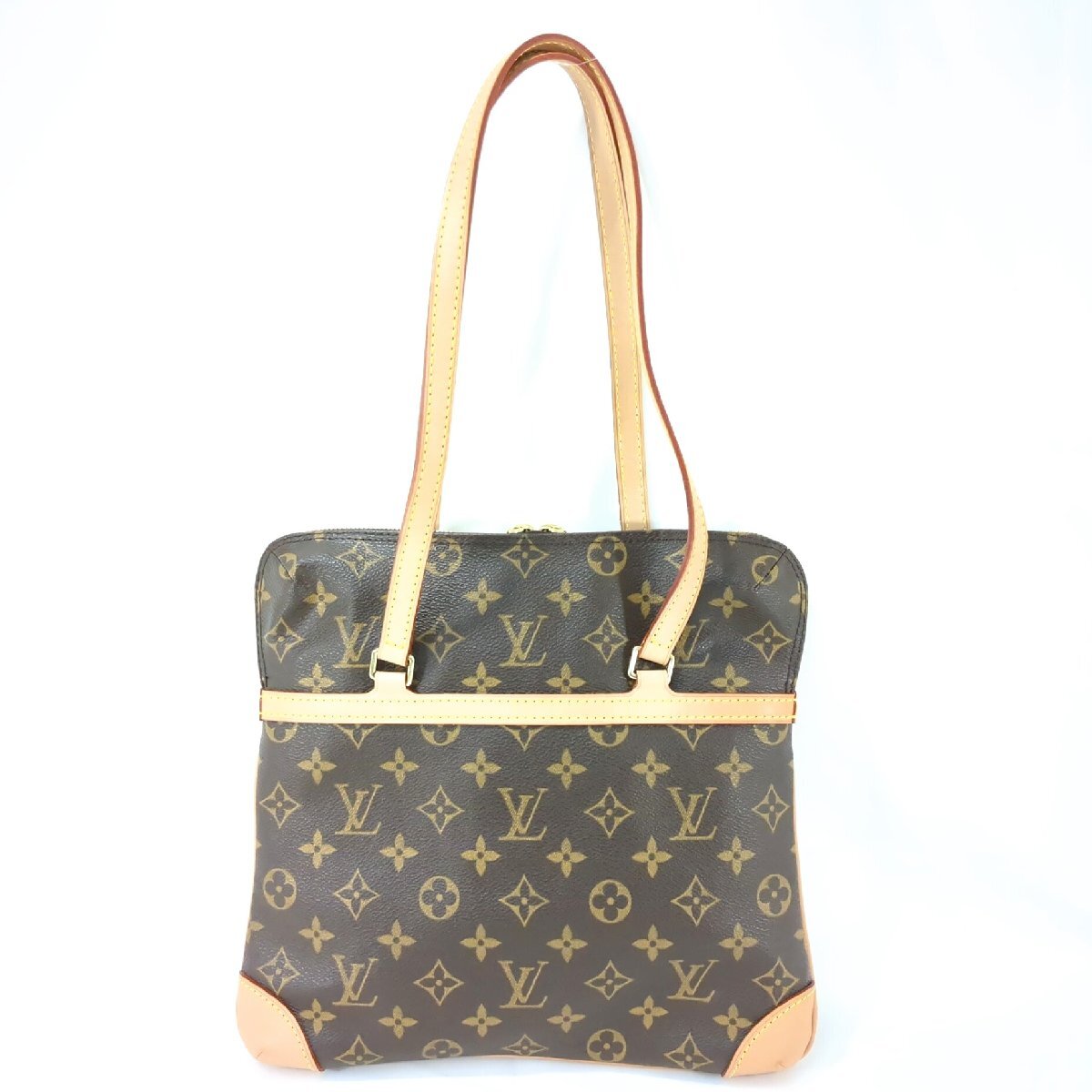 【美品】LOUIS VUITTON ルイ・ヴィトン クーサンGM トートバッグ ショルダー モノグラム 肩掛け ブラウン レディース M51141