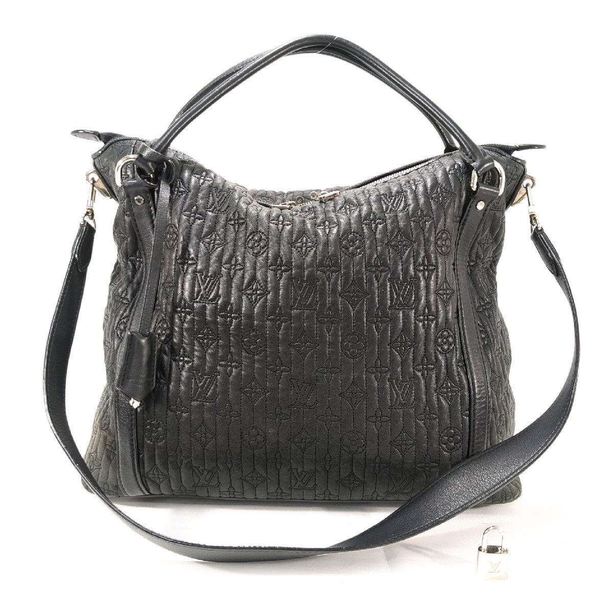 LOUIS VUITTON ルイ・ヴィトン アンティア イクシアMM トートバッグ ショルダー 2WAY かばん 黒 ブラック M94204