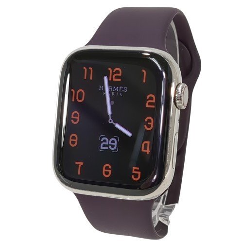Apple アップル AppleWatch Hermes Series7 45mm シルバー GPS+Celluler ステンレススチールケース アップルウォッチ エルメス MKMV3J/A