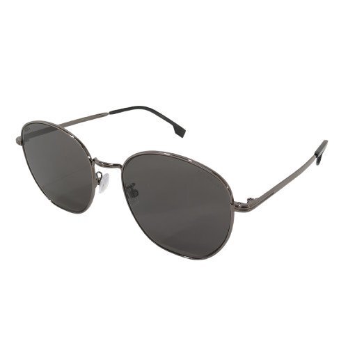 HUGO BOSS ヒューゴボス サングラス POLARIZED ブラック シルバー金具 56□19 145 V ケース付き 1671/F/SK