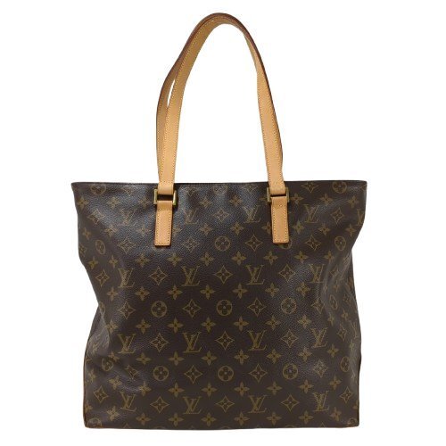 LOUIS VUITTON ルイ・ヴィトン カバメゾ トートバッグ モノグラム レザー ブラウン 茶系 ゴールド金具 レディース M51151