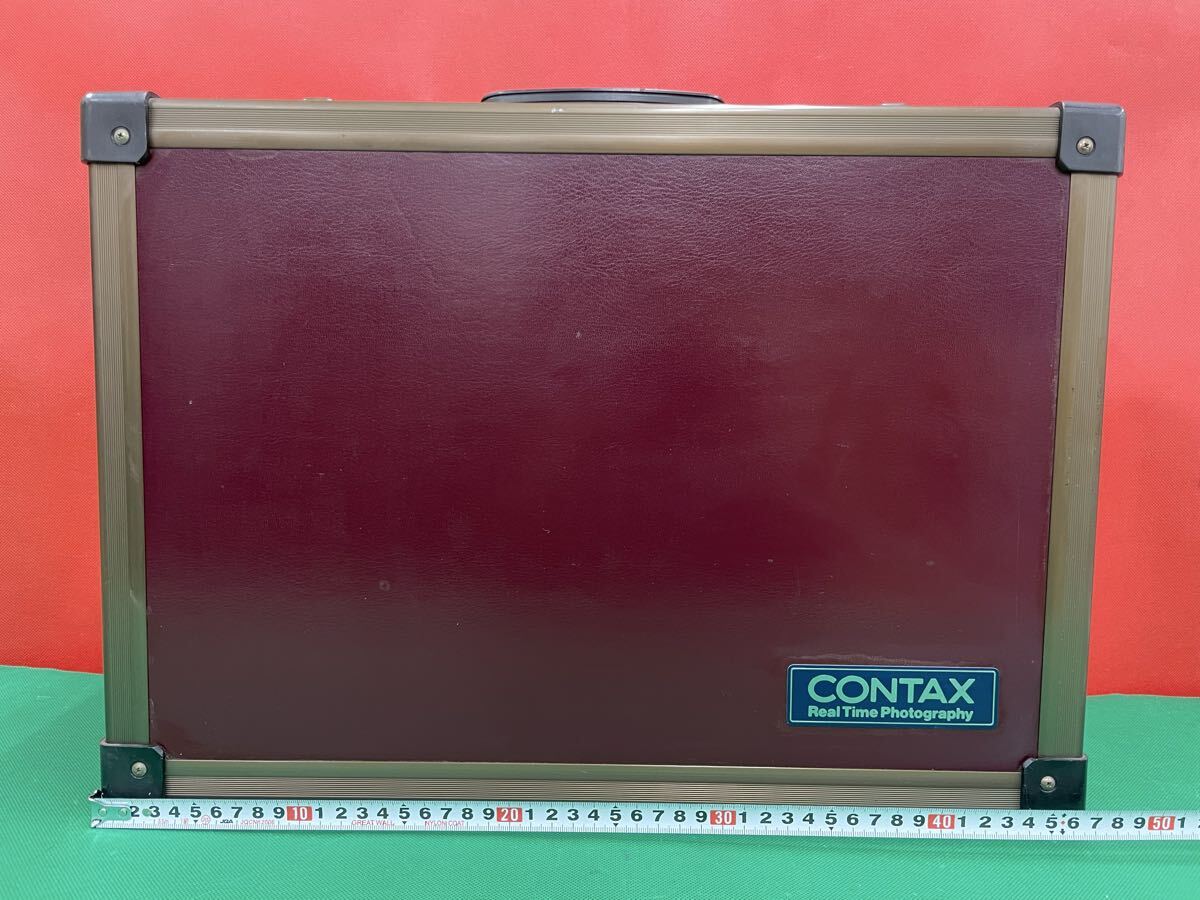 （C219）CONTAX ジェラルミン カメラケース コンテナ ハードケース カメラ トランクケース カメラアクセサリー 機材ケース 鍵付き