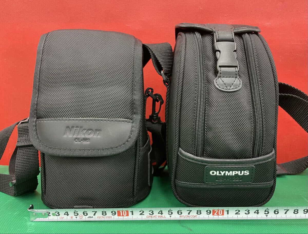 （C87）ニコン オリンパス Nikon CL-M3 OLYMPUS LSH-1220 レンズケース まとめ売り現状品