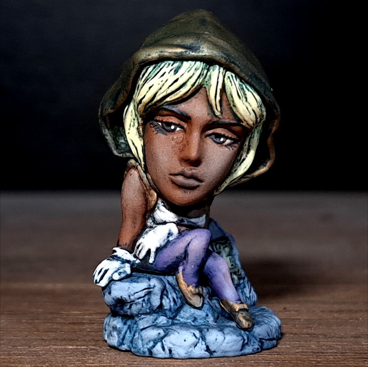 マライア/パステト神　リペイント/ジョジョの奇妙な冒険/キャラヒーローズ/フィギュア/リメイク/カスタムペイント/Jojo figure repaint