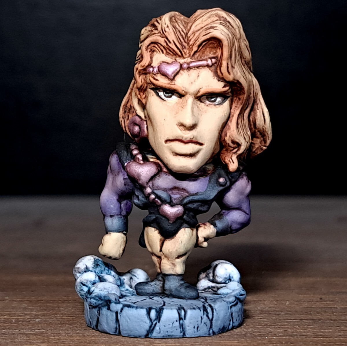 ヴァニラアイス　リペイント/ジョジョの奇妙な冒険/キャラヒーローズ/フィギュア/リメイク/カスタムペイント/Jojo figure repaint