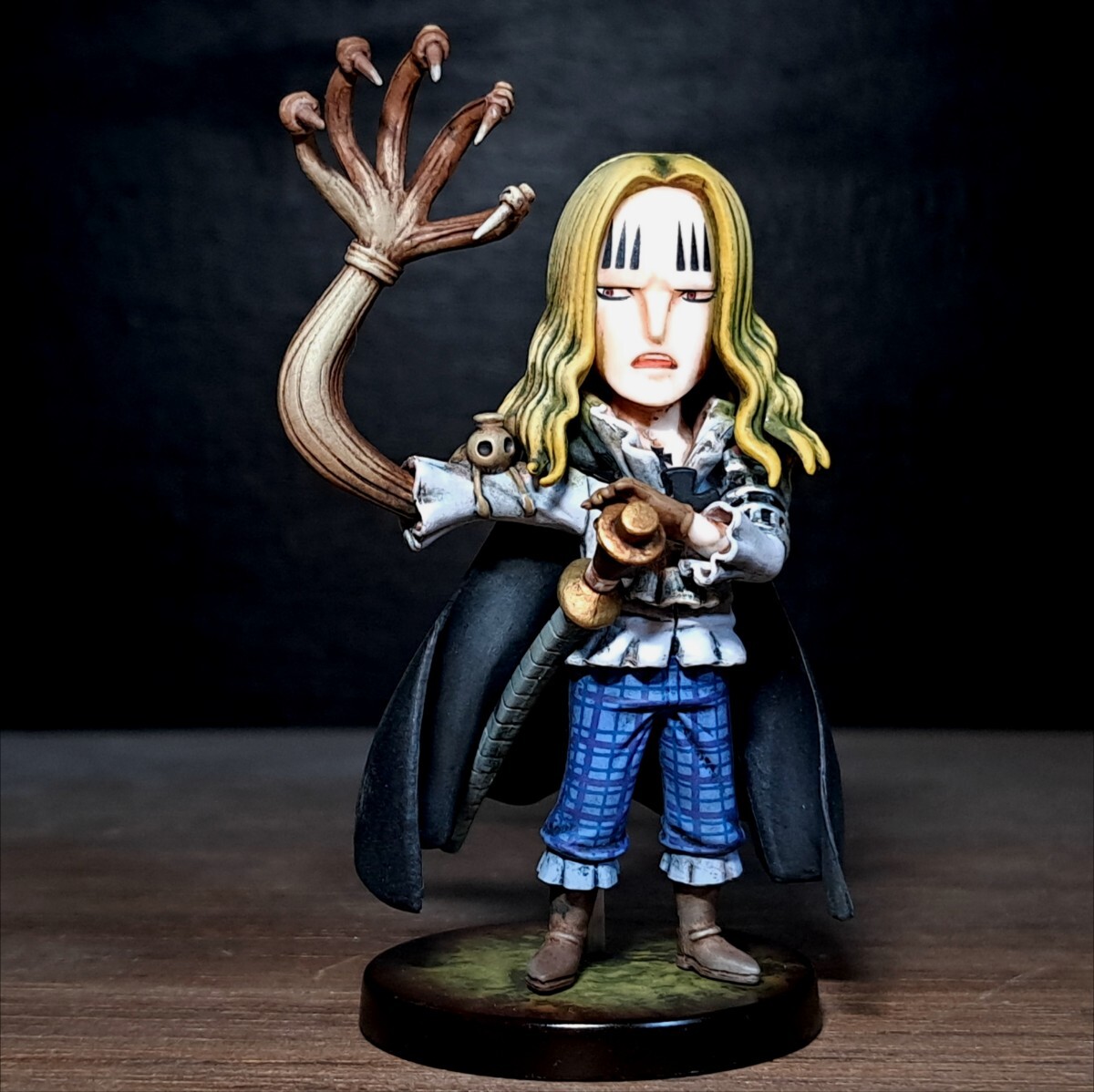 バジル・ホーキンス　リペイント/ワンピース/ワールドコレクタブルフィギュア/ワーコレ/リメイク/カスタムペイント/ONE PIECE WCF repaint