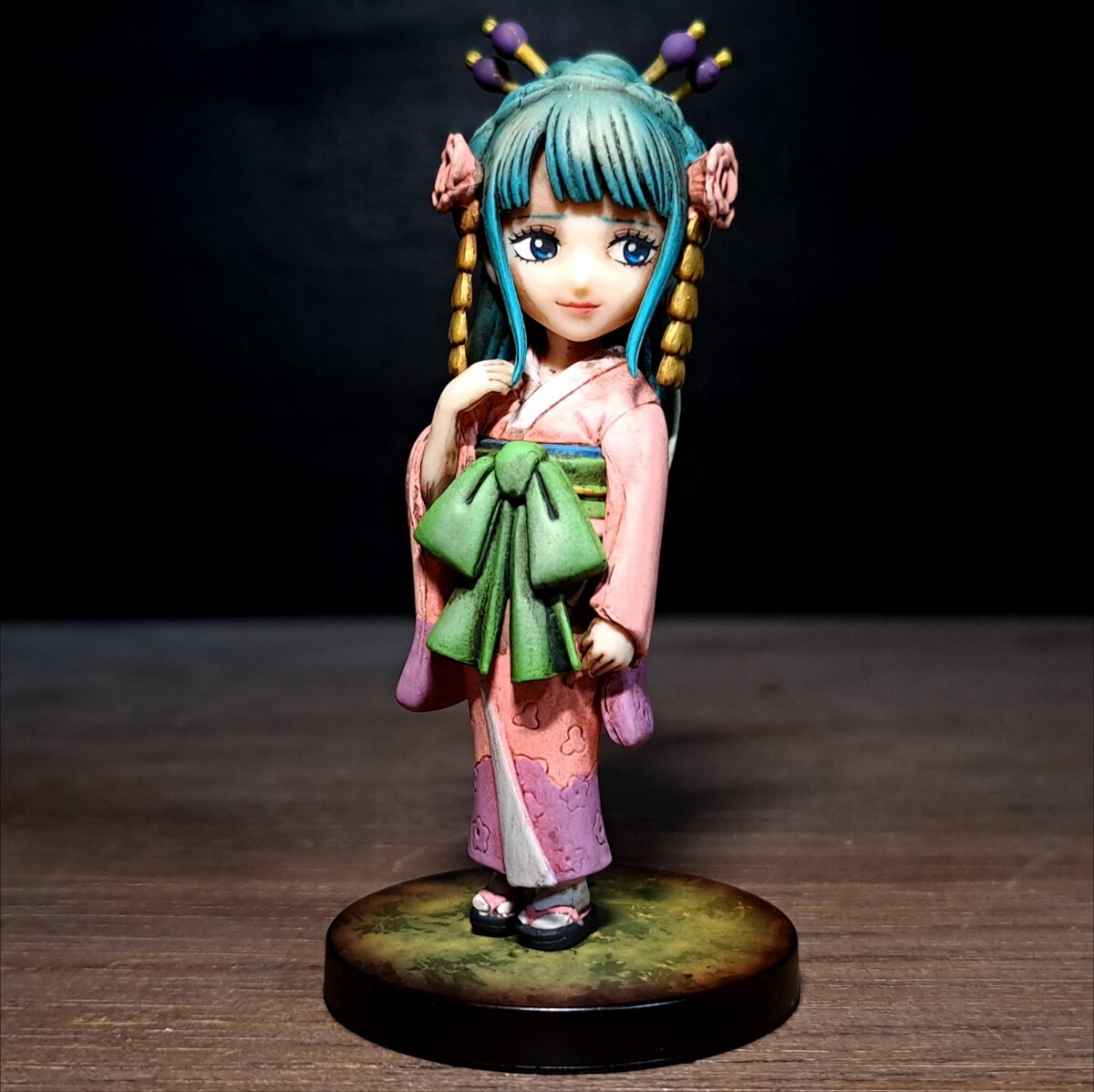 光月日和　リペイント/ワンピース/ワールドコレクタブルフィギュア/ワーコレ/リメイク/カスタムペイント/ONE PIECE WCF repaint