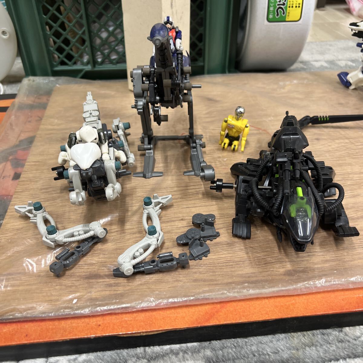 △HU△ゾイド　ZOIDS ヘルディガンナー　ドントレス　バトルローバー　 トミー 昭和版 完品 メカ生体版　欠損部品有　 旧ゾイド
