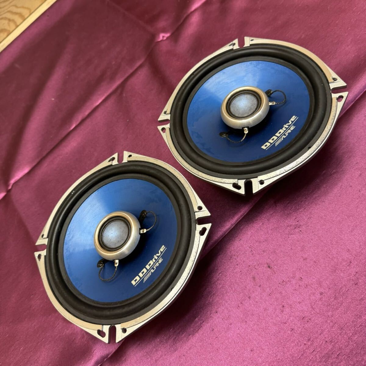 R8502 ALPINE DDS-1720 コアキシャル 2way スピーカー 左右 ペア カーオーディオ アルパイン DDDrive 16 17cm