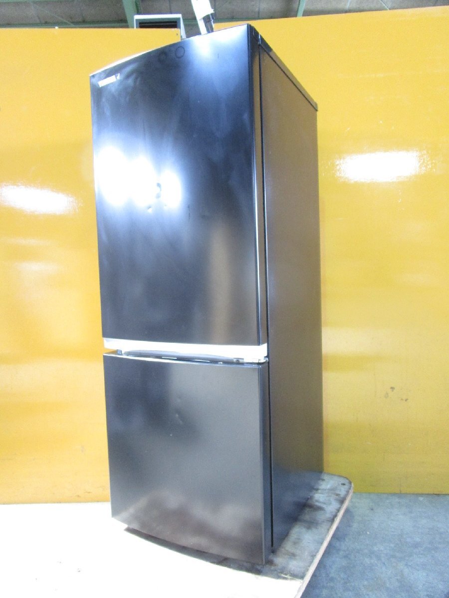 ☆TOSHIBA 東芝 2ドア ノンフロン冷凍冷蔵庫 153L 右開き GR-R15BS(K) セミマットブラック 2020年製 直接引取OK w32315