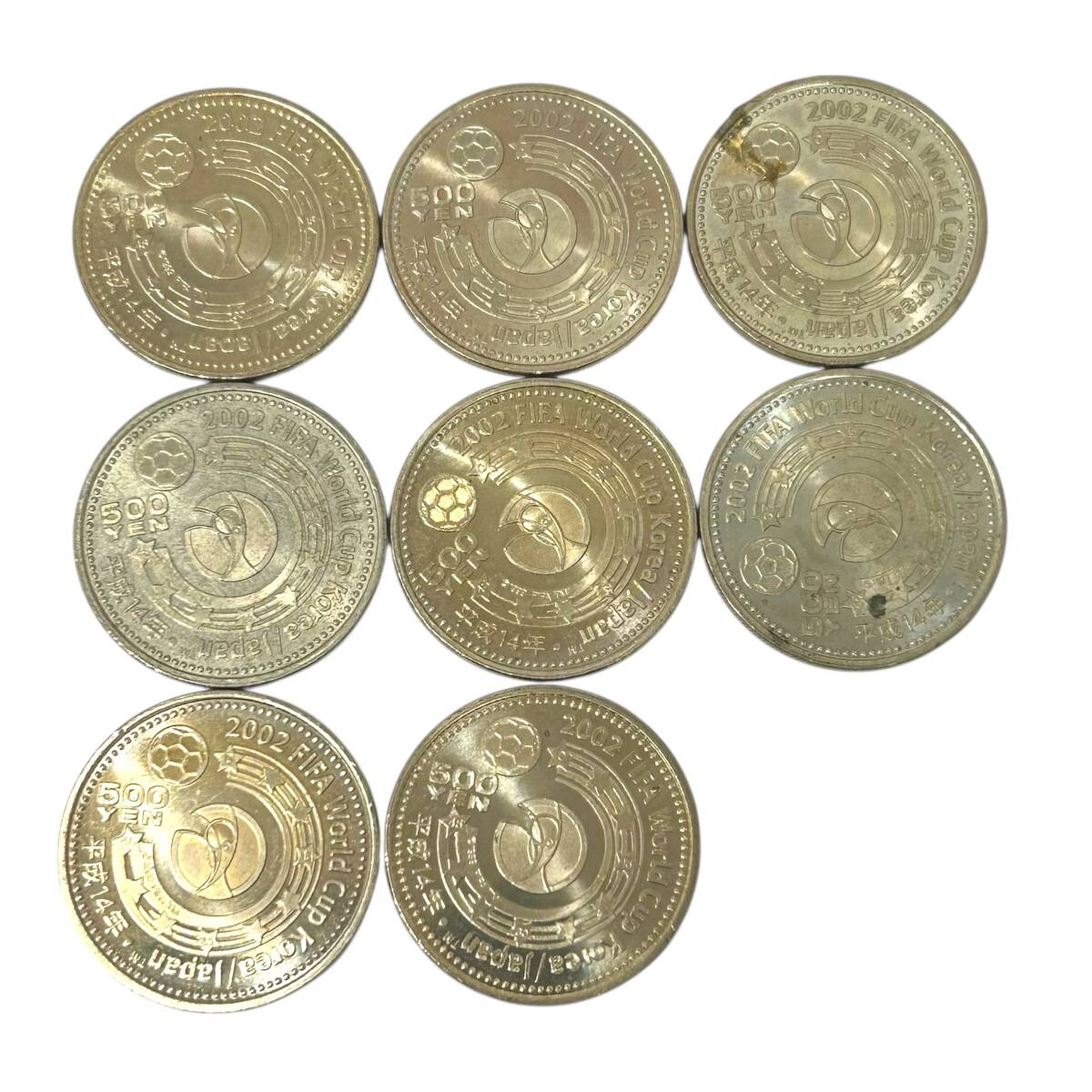 記念硬貨 2002 FIFA ワールドカップ 500円 ニッケル黄銅貨 全3種揃 平成14年 記念貨幣 コレクション FIFA World Cup Korea Japan