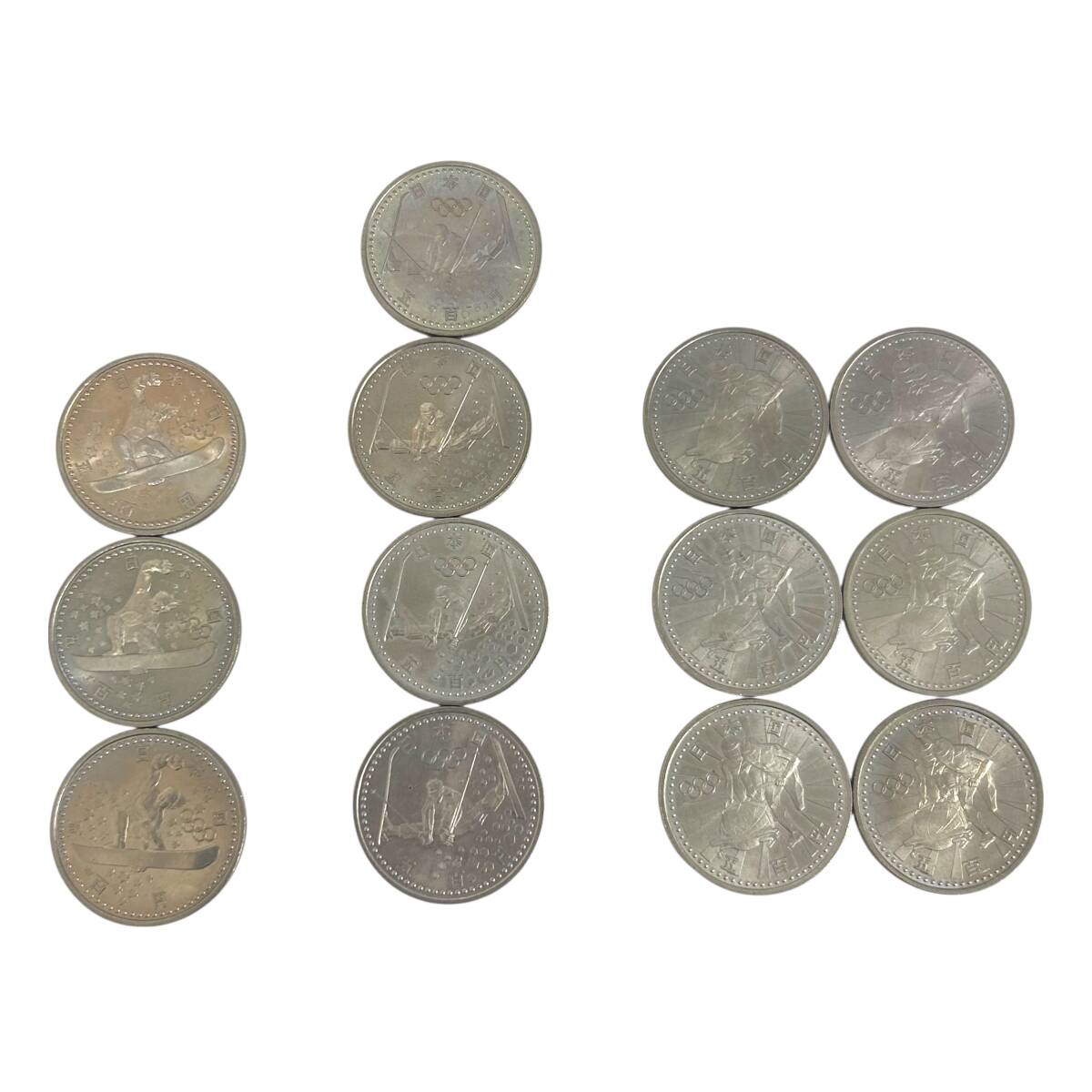 記念硬貨 長野オリンピック 冬季競技大会記念硬貨 500円 白銅貨 平成9年 平成10年 スノボ スキー ボブスレー 硬貨 1998年