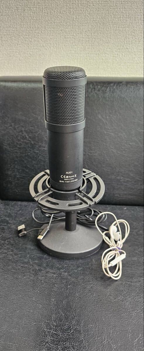 7RYMS USB コンデンサーマイク AU01 ブラック 