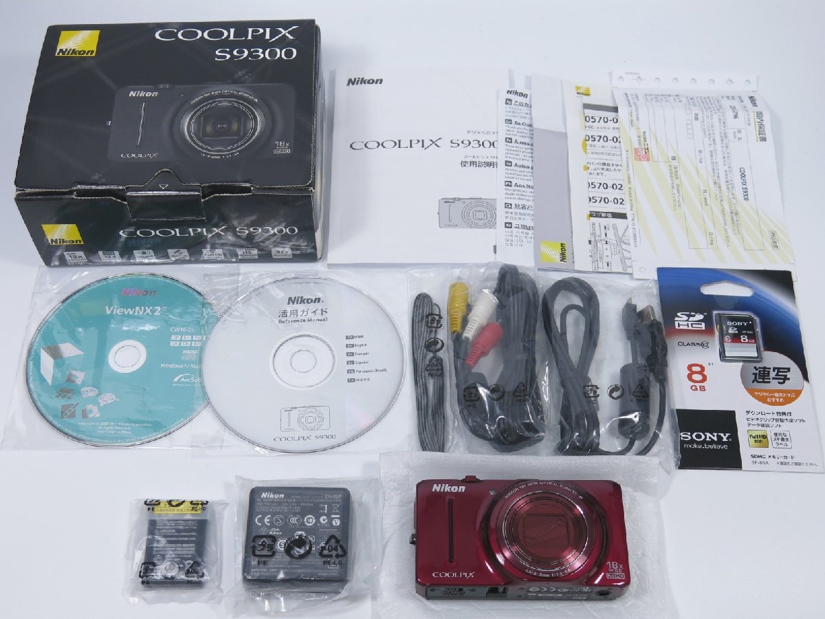 Nikon ニコン COOLPIX P9300 クールピクス コンパクトデジタルカメラ 付属品 箱付 電源確認済 494