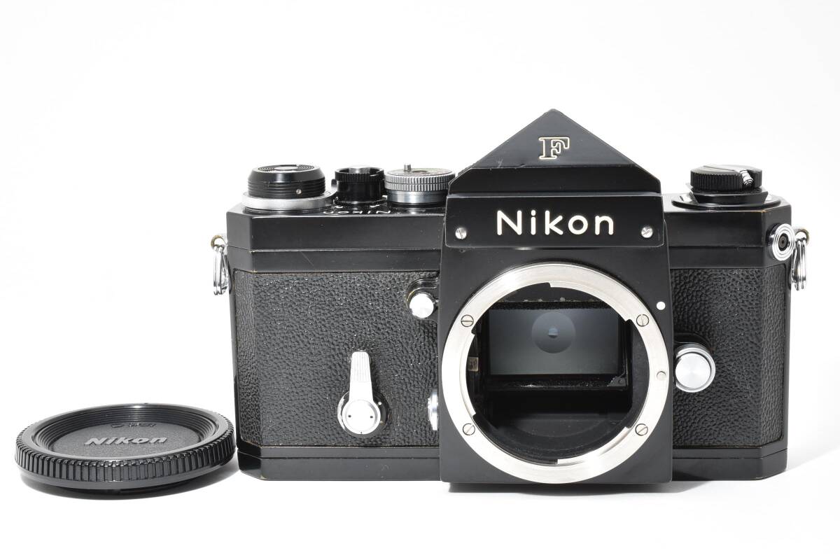 ★良品★Nikon ニコン F アイレベル ブラック ボディ フィルム一眼★　YM9665＃25