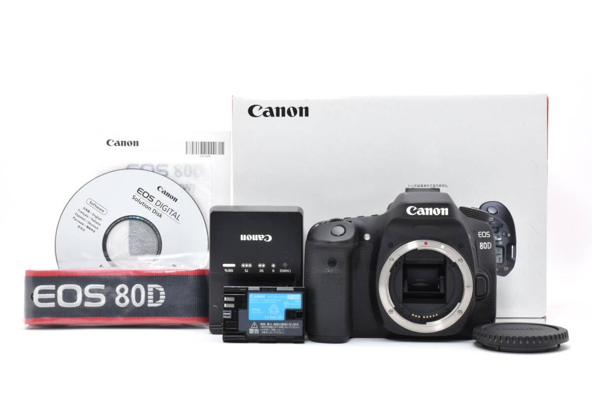 ★極上美品★《ショット数12,031回 》Canon キヤノン EOS 80D デジタル一眼 ボディ★　YMA9760＃48