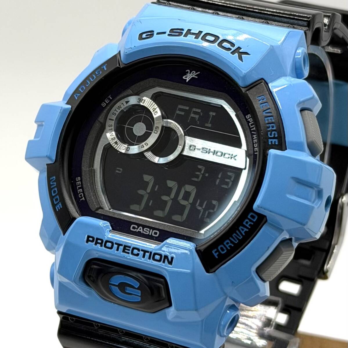 [稼動 希少] CASIO G-SHOCK GLS-8900LV Louie Vito/ルイビトーコラボ ブルーカラー デジタル メンズ 腕時計