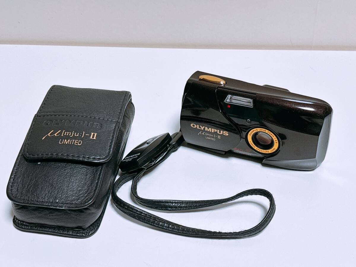 完動品　OLYMPUS μ[mju:]-II LIMITED/オリンパス ミューII リミテッド コンパクトフィルムカメラ