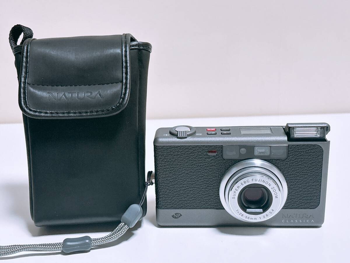 【未使用に近い/動作確認済】 FUJIFILM NATURA CLASSICA ナチュラ クラシカ コンパクトフィルムカメラ