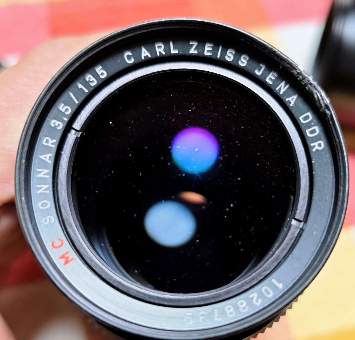 MC SONNAR 3.5 135 CARL ZEISS DDR M42マウント　難あり