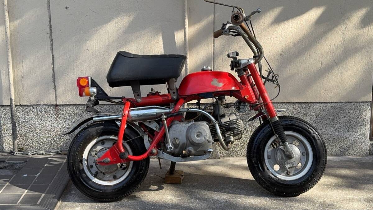 モンキー・Ｚ５０ＺＫ１ 旧車 希少 不動車 レストアベース車にどうぞ！ ジャンク 書類有り / 検索：Z50A FIモンキー AB27