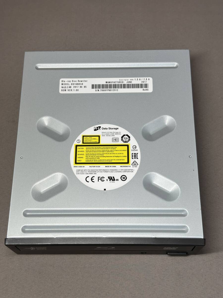 Blu-ray Disc Rewriter　H-L Data Storage製　BH16NS58 2017年製
