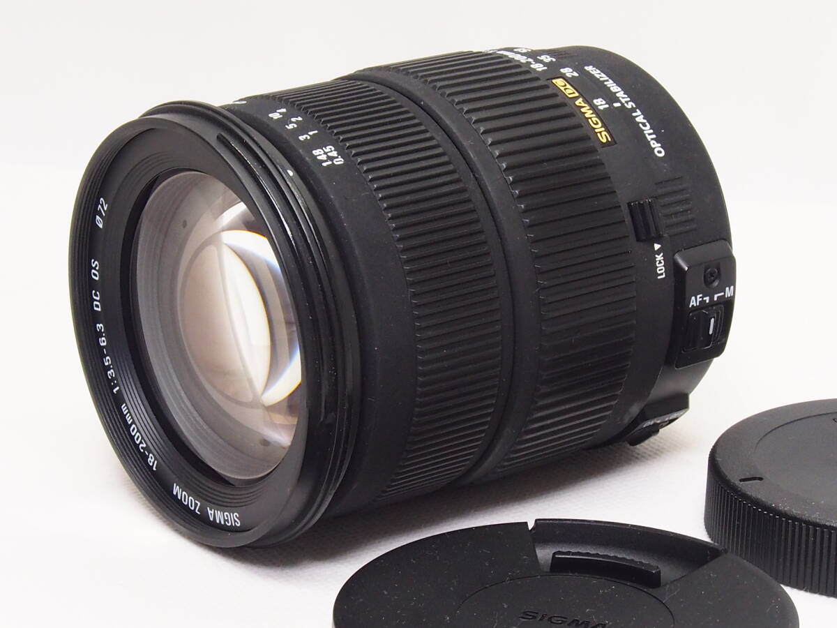 ■美品■ シグマ SIGMA 18-200mm F3.5-6.3 DC OS キヤノンEFマウント 《 動作光学良好 》 #01123001