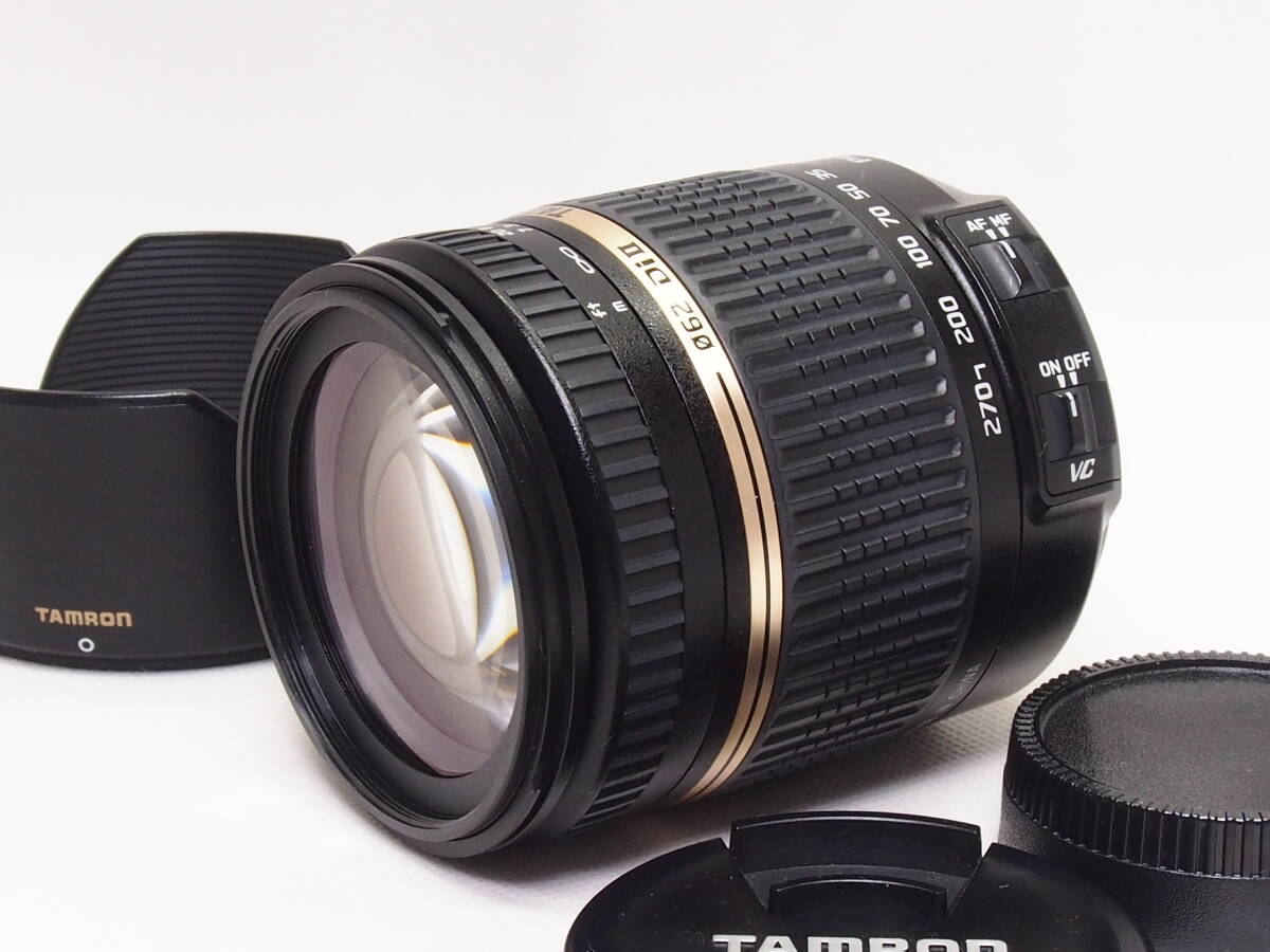 ■美品■ タムロン TAMRON 18-270mm F3.5-6.3 Di II VC PZD B008 ニコンFマウント 《 動作光学良好 》 #01124251
