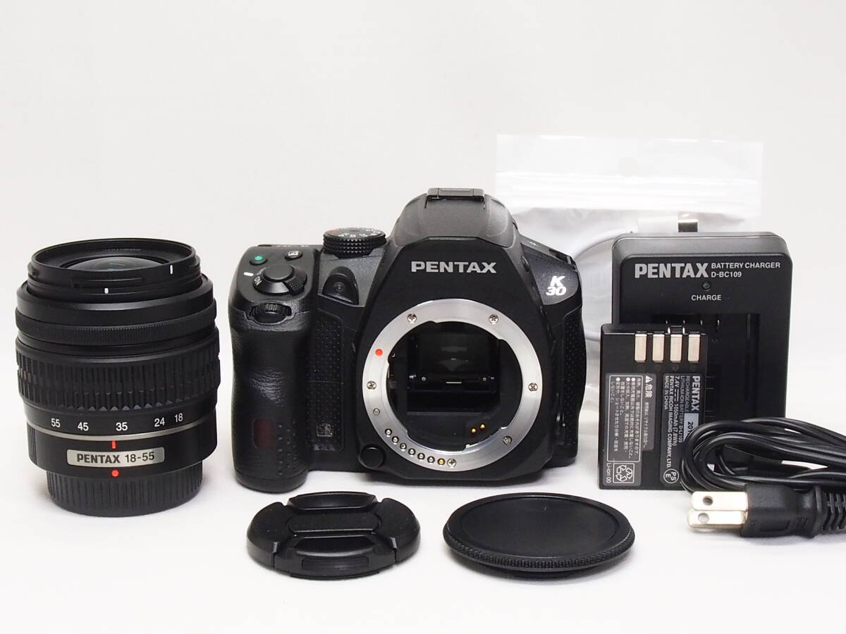ペンタックス PENTAX K-30 レンズキット 《 S数6190回 スマホ転送可能 訳あり 》 #01065001