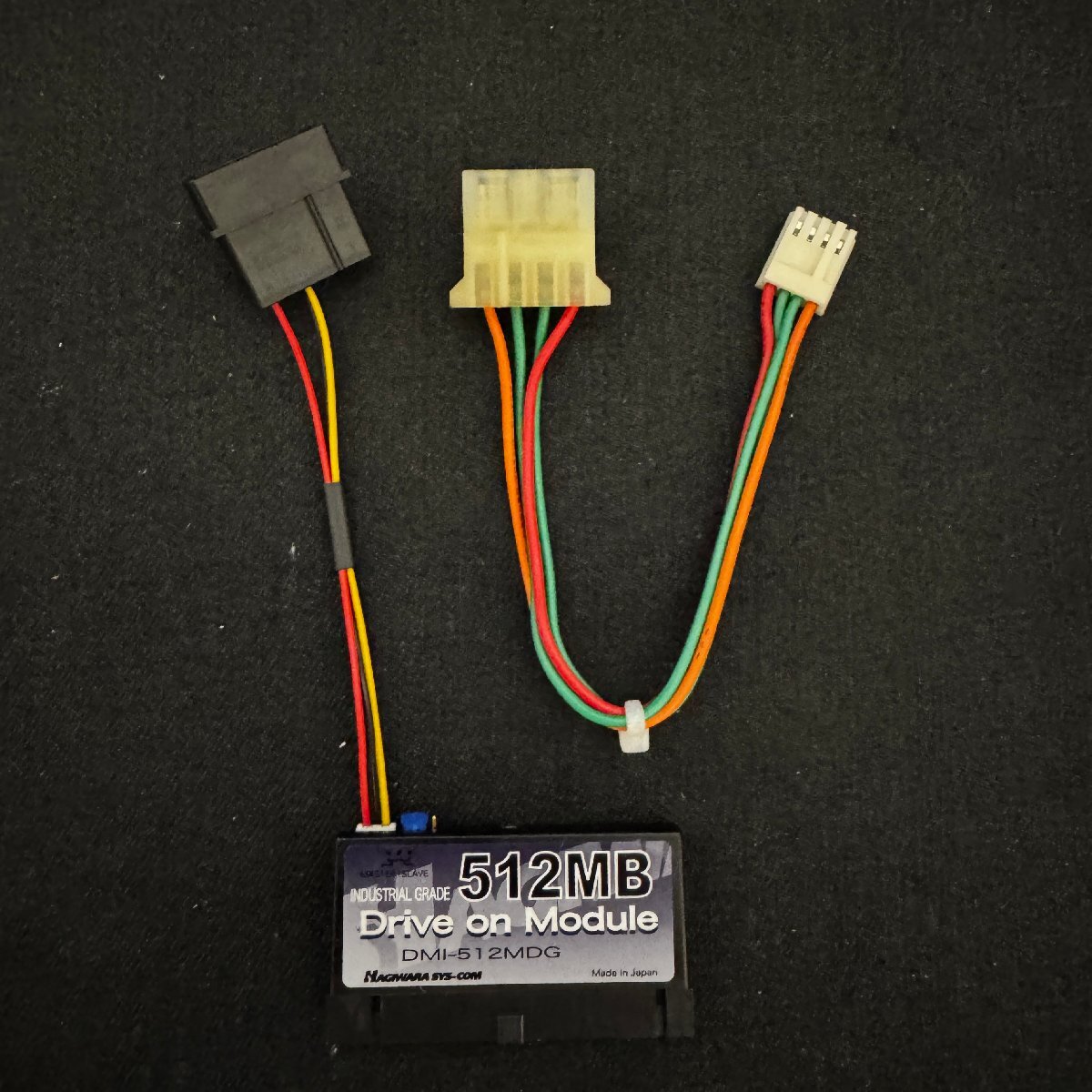 M398　ディスク　オン　モジュール　（DOM）IDE接続　512MB　PC-98　新品　動作確認済　メモリ型ハードディスク　変換ケーブル付