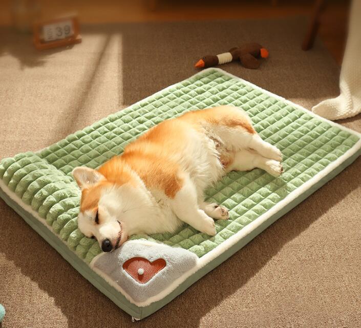 ペットベッド クッション 犬 猫 小型犬 中型犬 大型犬 冬用 暖かい ふわふわ もふもふ ペット用ベッド 洗える 寝袋 ペットソファ 寒さ対策L