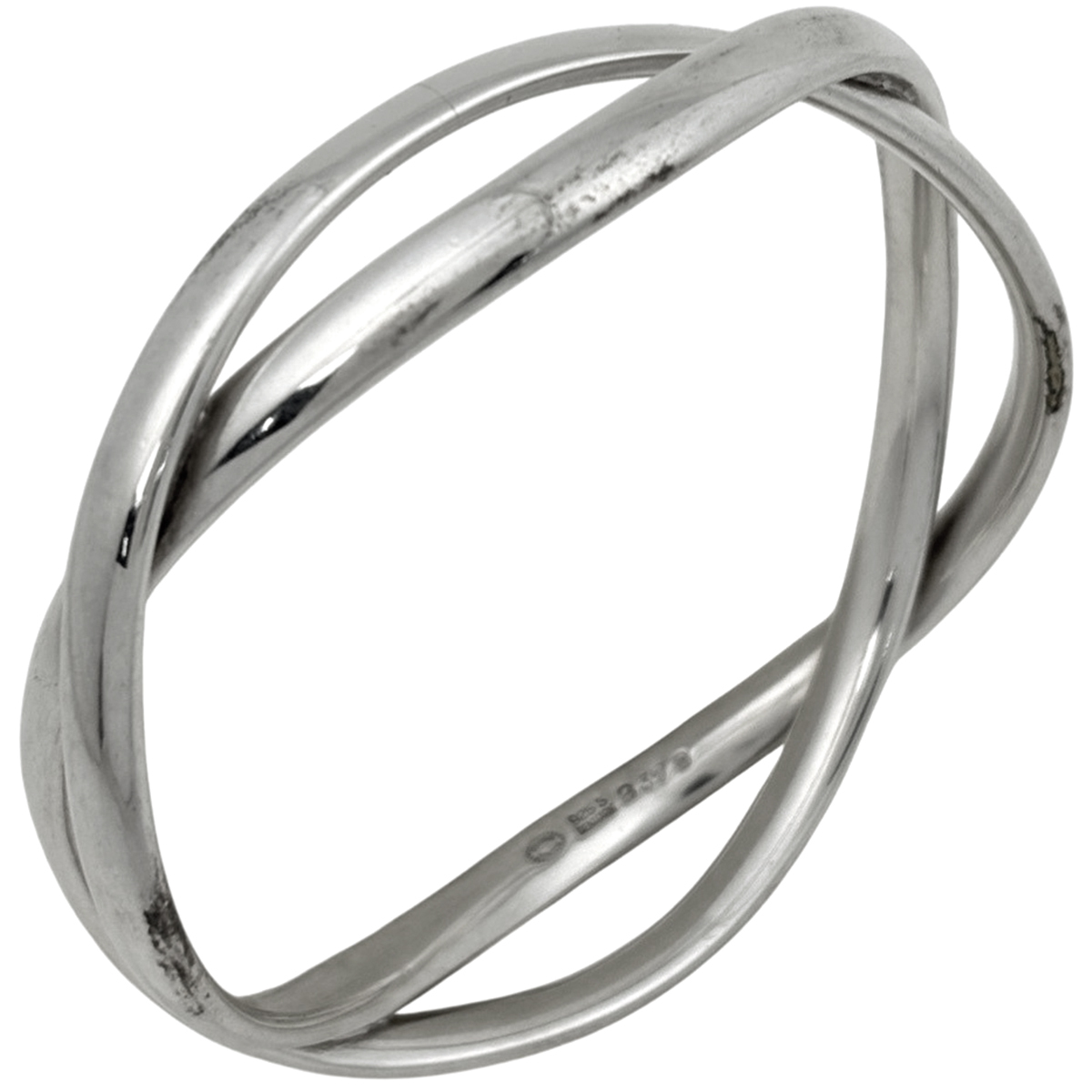 ジョージジェンセン Georg Jensen ツイスト バングル シルバー925 シルバー レディース 【中古】